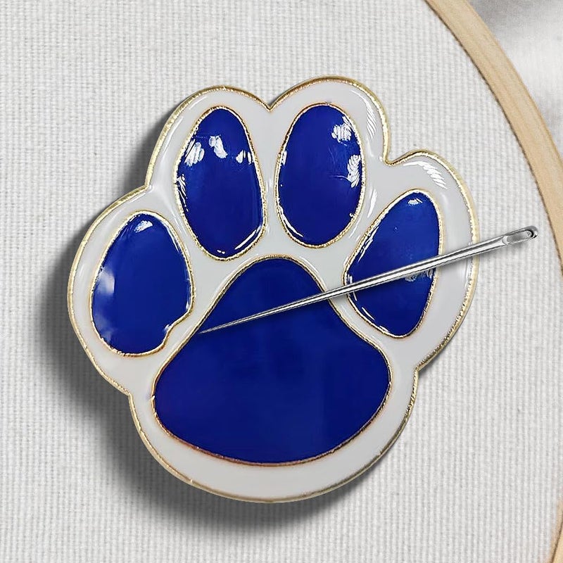 VODOZAVA Needle Minder Magnet, Magnetic Needle Minder, Needle Minders Magnetic Cross Stitch Accessories, Magnetic Needle Holder, Life Tree, Butterfly, Cats, Owl, Heart (CatClaw) - Image 1